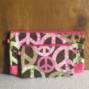 2 Pocket Peace Sign Wallet